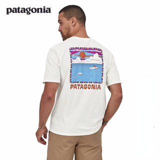 เสื้อยืด ผ้าฝ้าย พิมพ์ลาย Summit Swell 37671 Patagonia สําหรับผู้ชาย