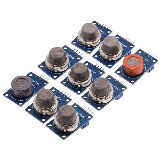 MQ-2 MQ-3 MQ-4 MQ-5 MQ-6 MQ-7 MQ-8 MQ-9 MQ-135 การตรวจจับควัน methane Gas Sensor โมดูลสําหรับ Arduin