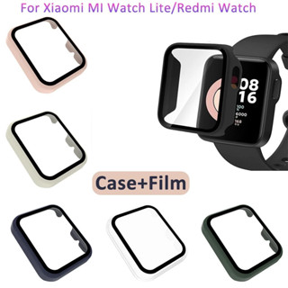 เคสกระจกนิรภัย ป้องกันหน้าจอ สําหรับ Xiaomi Mi Watch Lite Redmi Watch Hard PC