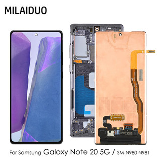 อะไหล่หน้าจอสัมผัส LCD แบบเปลี่ยน สําหรับ Samsung Galaxy Note 20 SM-N980 N980F Note 20 5G SM-N981