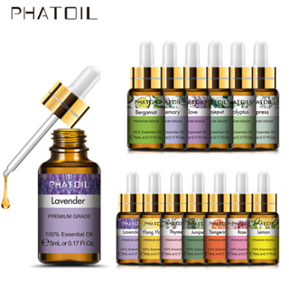 [5ML] PHATOIL น้ำมันหอมระเหย 5 มล for Aromatherapy Diffuser Oils