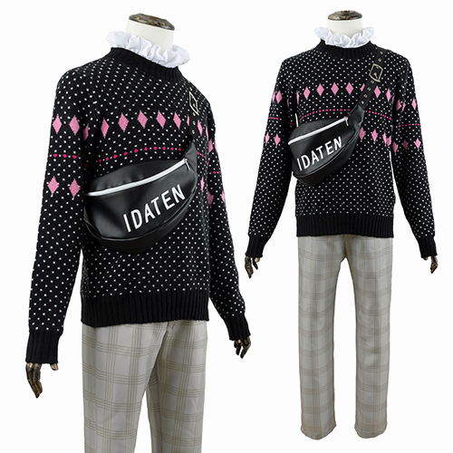 Holoun BLUE LOCK Cosplay อะนิเมะ Chigiri คอสเพลย์ เครื่องแต่งกาย เสื้อกันหนาว ผ้าขนสัตว์ กระเป๋า