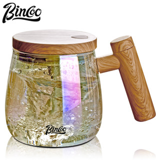 Bincoo แก้วคนกาแฟอัตโนมัติ พร้อมฝาปิด สําหรับออฟฟิศ ครัวเรือน 400 มล.