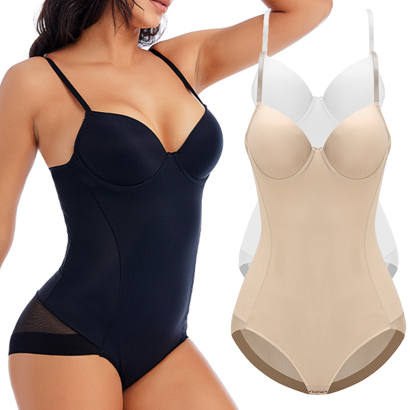 รัดตัวสตรี Overbust Abdomen Stomage Care Body Shapers ชุดบอดี้สูทเอว Tummy Control Shapewear