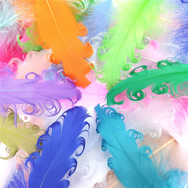 ขนห่านเกลียว 12-18 ซม. สําหรับทําเครื่องประดับ งานฝีมือ DIY 20 ชิ้น