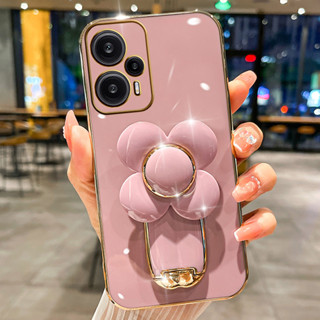 เคสโทรศัพท์มือถือ ซิลิโคนนิ่ม พร้อมขาตั้ง สําหรับ POCO F5 POCO F5 Pro