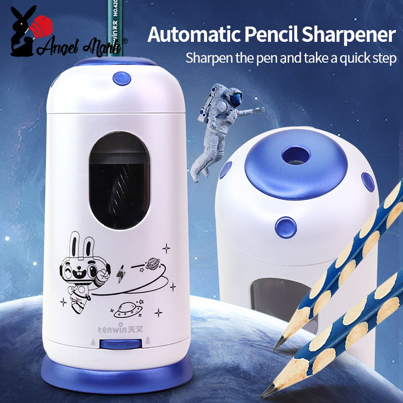 Angel Mark กบเหลาดินสอไฟฟ้าอัตโนมัติ รุ่น A11 Max S8808 สําหรับดินสอสี 7-11.5 มม. เครื่องเขียนนักเรี