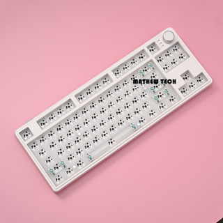 MATHEW MK86 Kit/Barebone TKL RGB 3 Mode Mechanical Keyboard PC/Polycarbonate Plate Gasket Structure Hot Swappable Wireless