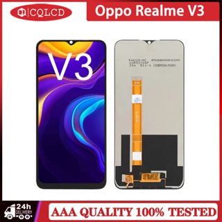 อะไหล่หน้าจอสัมผัสดิจิทัล LCD แบบเปลี่ยน สําหรับ Oppo Realme V3 5G