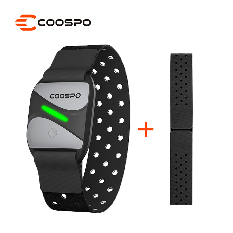 Coospo HW807 HRV สายรัดแขนเซนเซอร์วัดอัตราการเต้นของหัวใจ BlE 4.0 ANT+ IP67 สําหรับ Wahoo Garmin