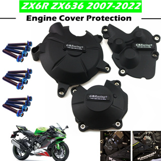 เคสป้องกันเครื่องยนต์รถจักรยานยนต์ สําหรับ KAWASAKI ZX6R 2007 08 09 10 12 13 14 15 16 18 19 2020 2021 2022