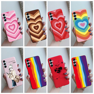 เคสโทรศัพท์มือถือ ซิลิโคนนุ่ม ลายหัวใจ สําหรับ Samsung Galaxy A24 4G SM-A245F M14 SM-M146B M54 5G SM-M546B