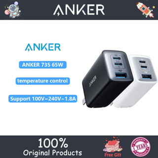 Anker A2667 Nano II 65W 735 ที่ชาร์จ USB-C แบบติดผนัง พับได้ สําหรับ MacBook Pro Air iPad Galaxy S20 S10