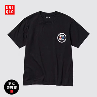 Uniqlo เสื้อยืดแขนสั้น พิมพ์ลาย สําหรับผู้ชาย และผู้หญิง (UT) 462165