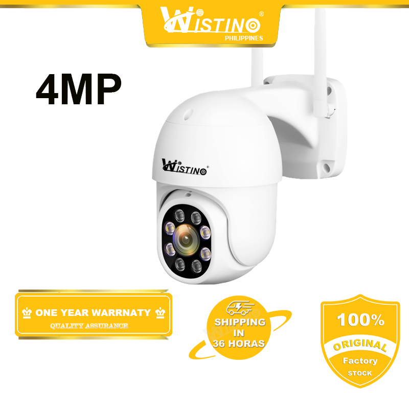 Wistino Wirelss Tseye HD 4MP PTZ Cctv กล้อง Audio Motion Detection 2MP Bullect Night รุ่นสมาร์ท Home