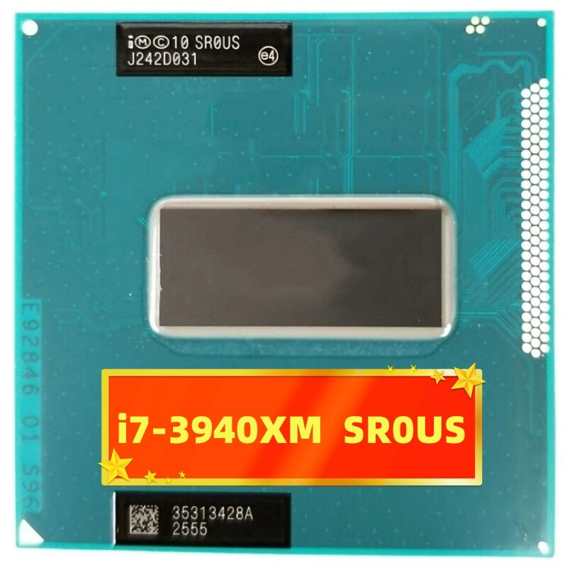 โปรเซสเซอร์แล็ปท็อป YZX Core Extreme I7 3940XM SR0US I7-3940XM SROUS 8M Cache 3.0GHz-3.9GHz Quad-Cor