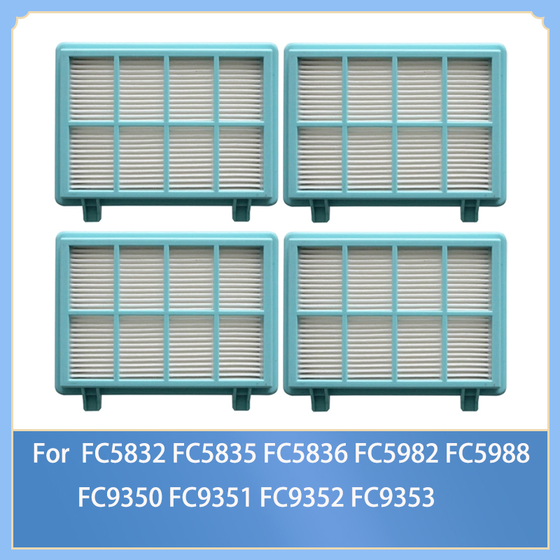 ตัวกรอง HEPA สําหรับ Philips FC9350 FC5835 FC5836 FC5982 FC5988 FC5832 FC9351 FC9352 FC9353 FC8010/01 เครื่องดูดฝุ่นอะไหล่