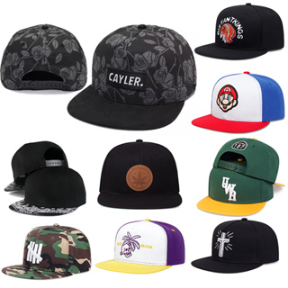 Cod {cayler and sons cap } หมวกแก๊ปแฟชั่น คุณภาพสูง สไตล์วินเทจ หลายสไตล์ สแน็ปแบ็ค ทุกเพศ วัยรุ่น ฮิปฮอป หมวกบังแดด ปรับได้