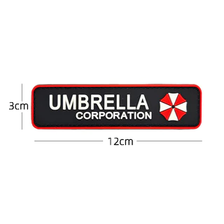 Resident Evil Variety PVC Rubber Patch ร่มป้ายบริษัทพร้อมตะขอสําหรับตกแต่ง Fastener