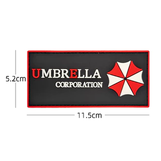 Resident Evil Variety PVC Rubber Patch ร่มป้ายบริษัทพร้อมตะขอสําหรับตกแต่ง Fastener