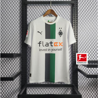 เสื้อกีฬาแขนสั้น ลายทีม BorussiaMonchengladbach 22 23 ไซซ์ S - 2XL