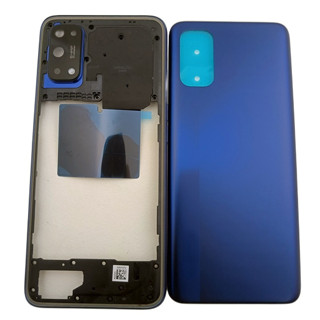 เคสแบบเต็ม สําหรับ OPPO Realme 7 Pro RMX2170 กรอบกลาง + ฝาครอบแบตเตอรี่ ฝาหลังประตู พร้อมเลนส์กล้อง