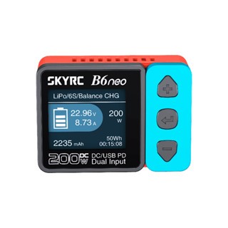 อุปกรณ์ชาร์จแบตเตอรี่ สมดุล SkyRC B6neo DC 200W PD 80W SK- 2023100198