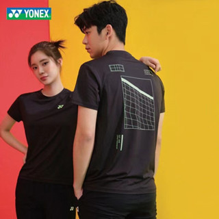 เสื้อกีฬาแขนสั้น ลายทีม New Yonex Badminton Jersey แบบแห้งเร็ว สําหรับผู้ชาย และผู้หญิง 2023