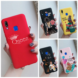 เคสโทรศัพท์มือถือ ซิลิโคนนุ่ม ลายมงกุฎเด็กผู้หญิง แฟชั่นหรูหรา สําหรับ VIVO Y91 Y93 Y95 U1 1814 1816 1807