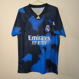 เสื้อกีฬาแขนสั้น ลายทีมฟุตบอล Real Madrid Starry Sky Special Edition AAA 18 19 ชุดเหย้า สําหรับผู้ใหญ่