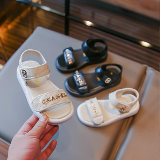 พร้อมส่ง รองเท้าแตะลําลอง แบบนิ่ม สวมใส่สบาย แฟชั่นฤดูร้อน สําหรับเด็ก