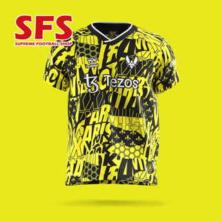 【SFS】เสื้อกีฬาแขนสั้น ทรงหลวม ลายทีมปารีส 2023 Vitality 2023 คุณภาพสูง ไซซ์ S-2XL