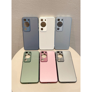 สําหรับ Huawei P60 P50 P40 Mate 50 40 30 Pro Plus เคสแข็ง เคลือบด้าน กระจกนิรภัย ด้านหลัง เคสโทรศัพท์