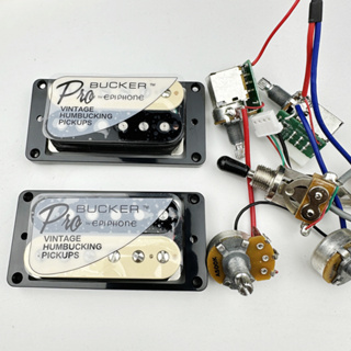 ปิ๊กอัพฮัมบัคเกอร์กีตาร์ไฟฟ้า LP Standard ProBucker Alnico พร้อมสายไฟ สําหรับ EPI 1 ชุด