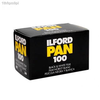 Ilford PAN กล้องฟิล์มลบ 100 135 35 มม. สีดํา และสีขาว 36 Exposures MVP