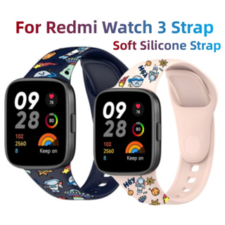 สายนาฬิกาข้อมือซิลิโคน แบบนิ่ม พิมพ์ลายนักบินอวกาศ สําหรับ Redmi Watch 3 2 2 Lite