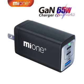 Mione 65W GaN อะแดปเตอร์ชาร์จแล็ปท็อป Type C USB C PD ชาร์จเร็ว 4.0 60W 100W สําหรับ Pad iP 14 13 12 pro max xiaomi