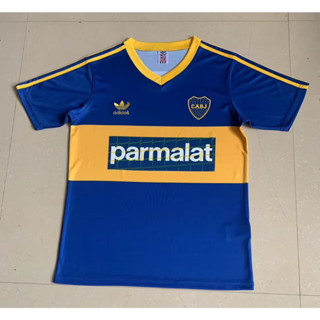 เสื้อกีฬาแขนสั้น ลายทีมชาติฟุตบอล Boca Juniors 1992 ชุดเหย้า สไตล์เรโทร