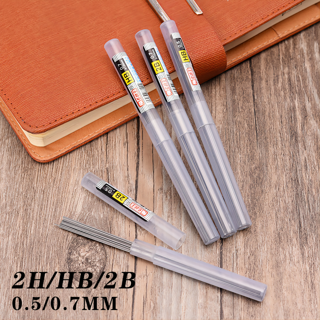 ไส้ดินสอ 2B HB 2H 0.5 0.7 แบบเปลี่ยน สีดํา WJ110