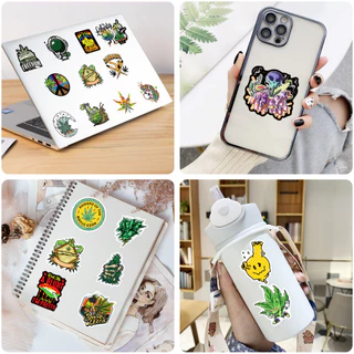 สติ๊กเกอร์วัชพืชตลก 50-250 ชิ้น - สติ๊กเกอร์ไวนิล DIY สติ๊กเกอร์กันน้ําสําหรับแล็ปท็อป