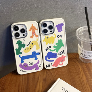 เคสโทรศัพท์มือถือ ลายสัตว์เลี้ยง สุนัข แมวน่ารัก สําหรับ iphone 14 Pro Max i14 plus 13 Pro Max i13 13pro 11ProMax i11 X XR Xs Max 7 plus 8 plus 12Pro 12 Pro Max