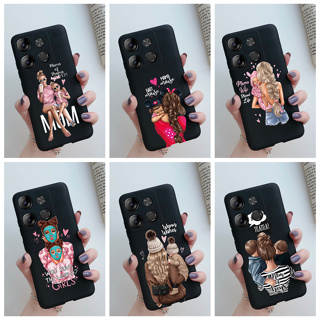 Tecno Pop 7 Pro (BF7) / Infinix Smart 7 (X6515) Super Mom Baby Fashion Girls Print Jelly TPU Case เคสโทรศัพท์ซิลิโคนนุ่ม