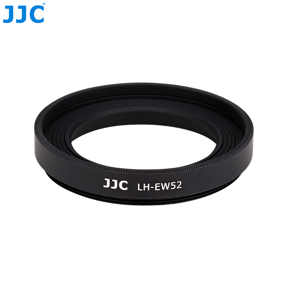 JJC EW-52 Lens Hood อลูมิเนียมเลนส์กล้องเปลี่ยน สำหรับ Canon RF 35mm F1.8 Macro IS STM, 52mm Hood