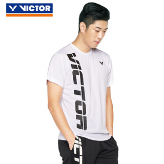 เสื้อยืดกีฬา กางเกงขาสั้น แบบแห้งเร็ว ลาย Victor Badminton สําหรับผู้ชาย และผู้หญิง