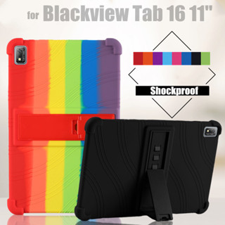 Blackview Tab 16 Tab16 11 inch Tablet Case Super Shockproof Soft Silicone Protective Case Stand Cover