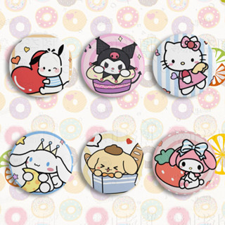 ป้ายเหล็กดีบุก ลายการ์ตูนอนิเมะ Sanrio Merchandise น่ารัก สําหรับติดตกแต่งบาร์