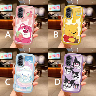 3D สําหรับ OPPO Reno8T Reno8Z Reno7Z Reno6Z 5G Reno 8T 8Z 7Z 6Z 9 9Pro 8 7 A78 A94 A57 A77 2022 เคสมือถือ Soft TPU Case เคสป้องกัน Cute Cartoon Cinnamoroll Strawberry Bear Kuromi Winnie the Pooh กันกระแทก ตัวเรือนการ์ตูน เคสซิลิโคน