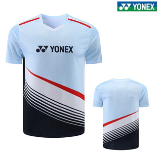 เสื้อกีฬาแขนสั้น ลายทีม New Yonex Badminton Jersey แบบมืออาชีพ สําหรับเด็กผู้ชาย และผู้หญิง 2023