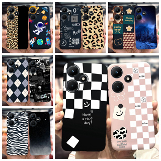 เคสโทรศัพท์มือถือ ซิลิโคน กันกระแทก ลายตาราง หรูหรา สําหรับ Infinix Hot 30i NFC X669 Hot 30 Hot30i 2023 X6831