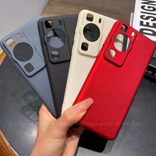 สําหรับ Huawei P60 P50 P40 P30 Pro Mate 50 40 30 20 Pro เคสแข็ง PC ด้านหลังทราย บาง เคสโทรศัพท์